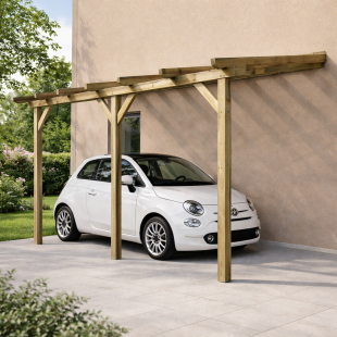 Pergola 300x400 cm außen | Regno del Legno