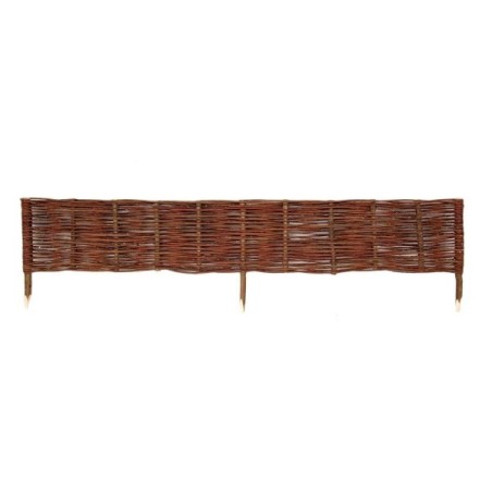 Wooden Garden Borders-Border delimits 120x20 cm flowerbed in willow - 81