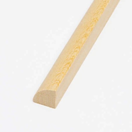 Basswood strip-Quarter round Tiglio r. 8x800 mm - 890 Basswood strip-Quarter round Tiglio r. 8x800 mm - 890