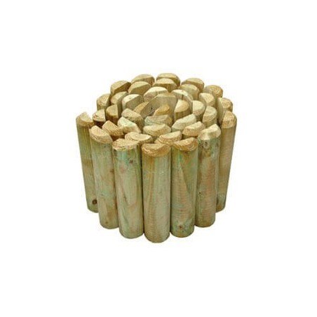 Wooden Garden Borders-Wooden flowerbed border 20x200 cm - 895